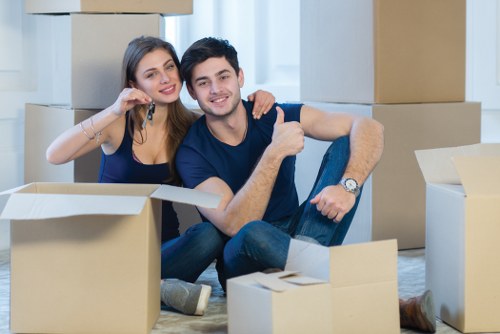 Moving truck service for a Camden residential street move