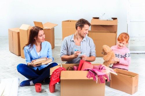 Man and van service helping with a Camden move near local residential streets
