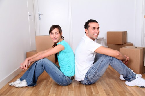 Residential moving help in a Camden flat