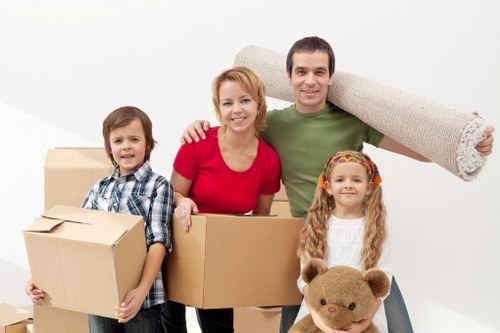 Careful furniture handling during a Camden flat relocation
