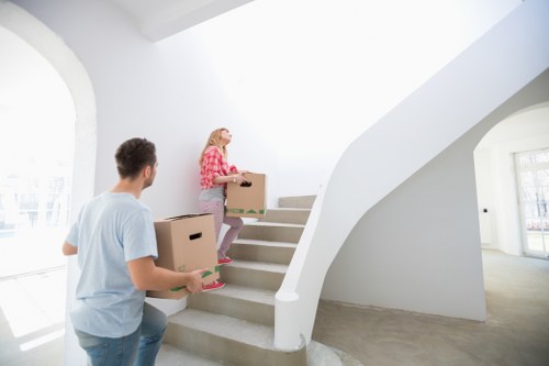 Local office movers preparing office furniture and equipment for Camden relocation