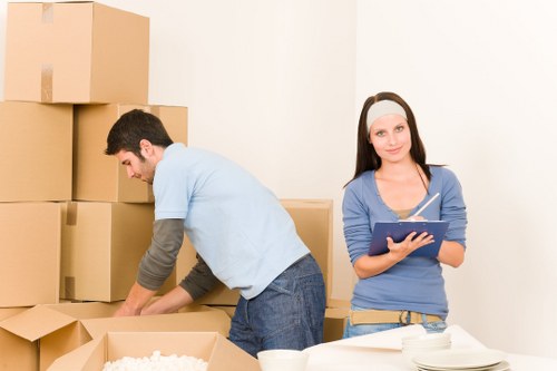 Moving furniture from a Camden student flat