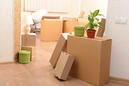 Local packing team handling furniture and boxes in Camden